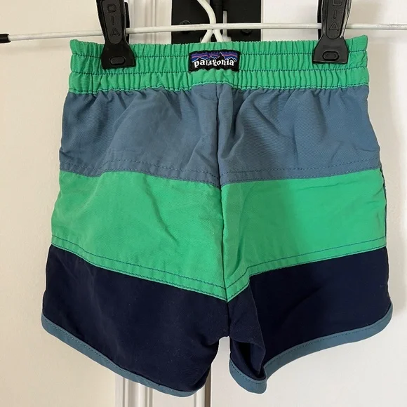 Kids Patagonia Color Blocked Boardshorts - Picture 2 of 2